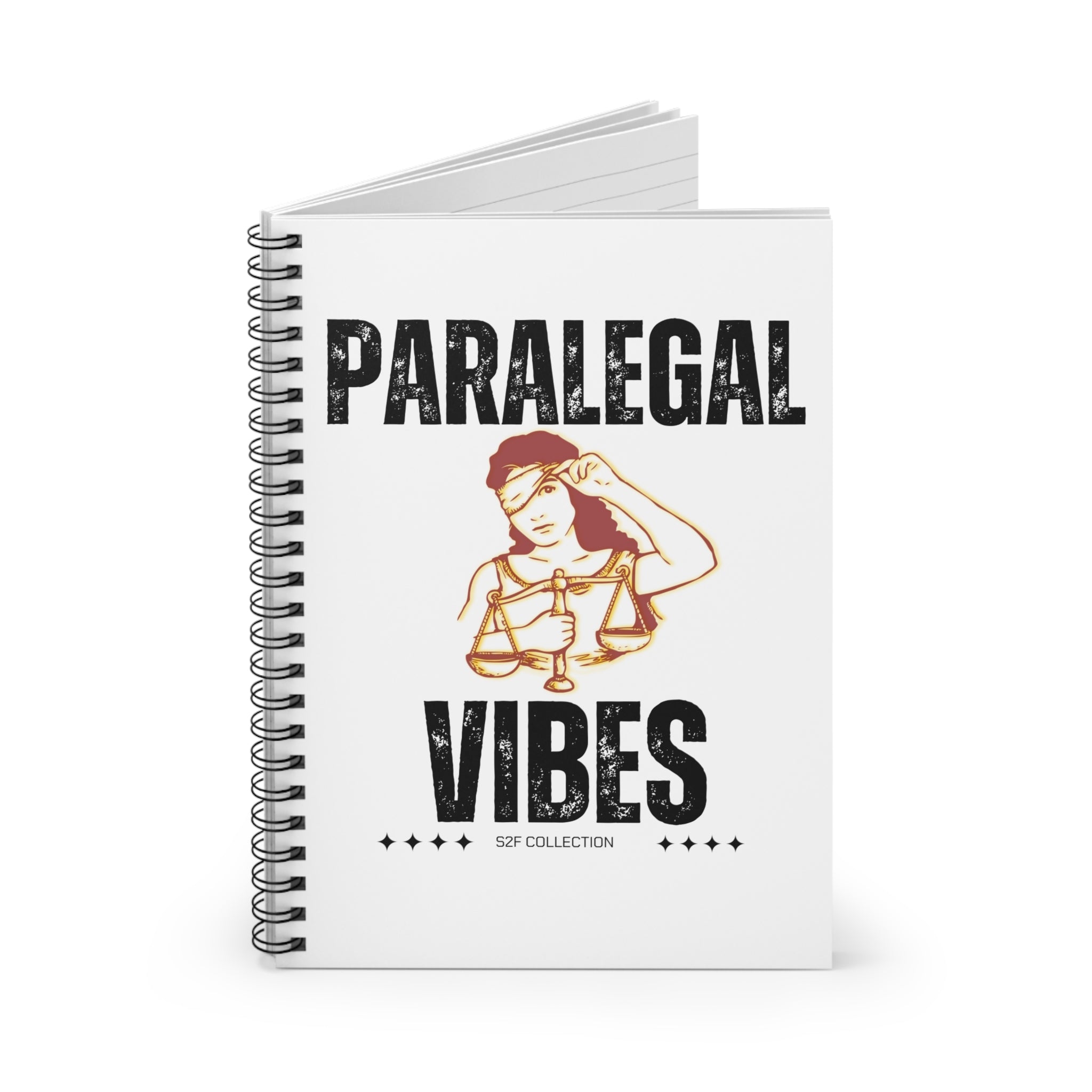 Paralegal Vibes Spiral Notebook