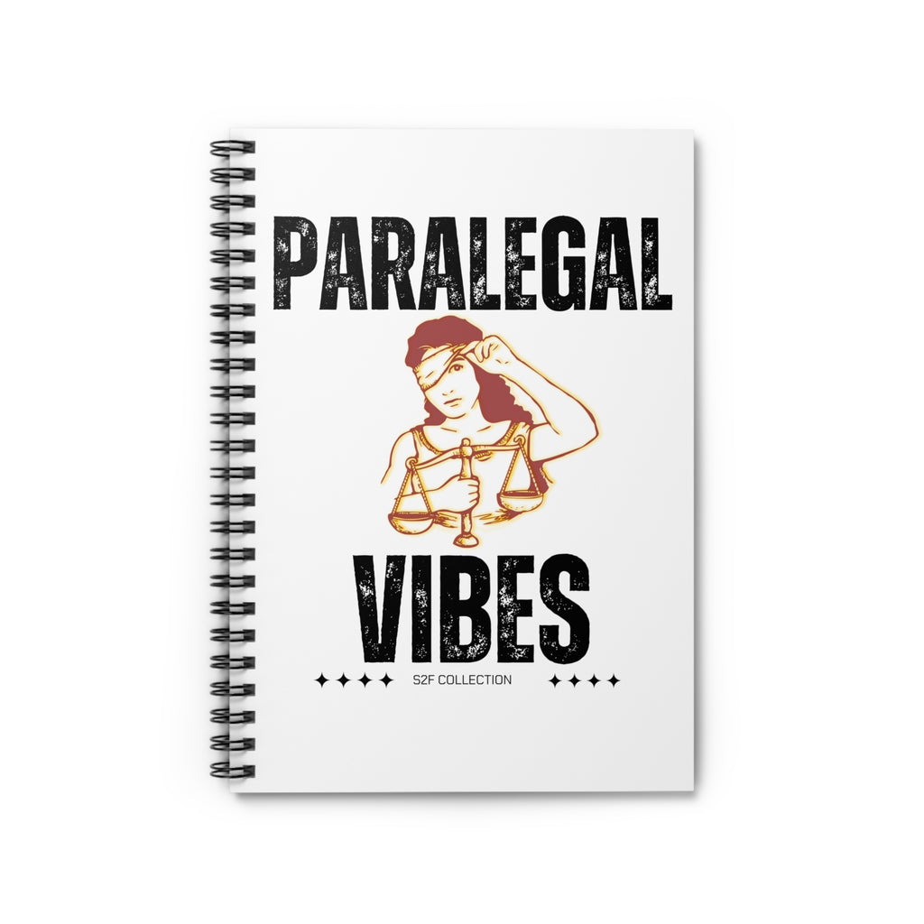 Paralegal Vibes Spiral Notebook