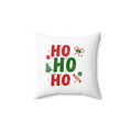 Ho Ho Ho Christmas Pillow — Festive Holiday Decorative Throw Pillow